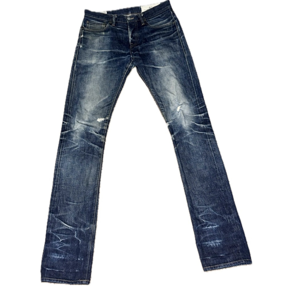 👖🥾 ROGUE TERRITORY SK Japanese Selvedge Raw Denim Skinny Jeans USA, Men's 29